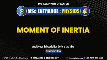MOMENT OF INERTIA