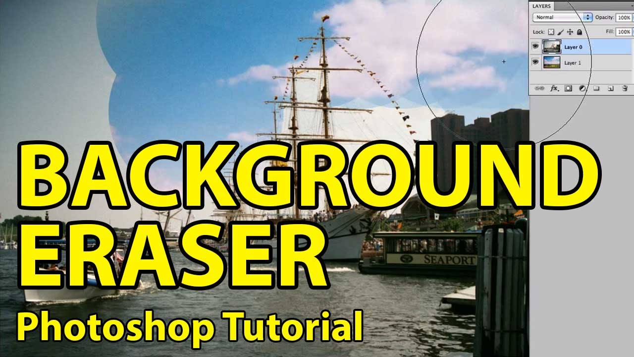 Create a Composite Image with Background Eraser in Photoshop