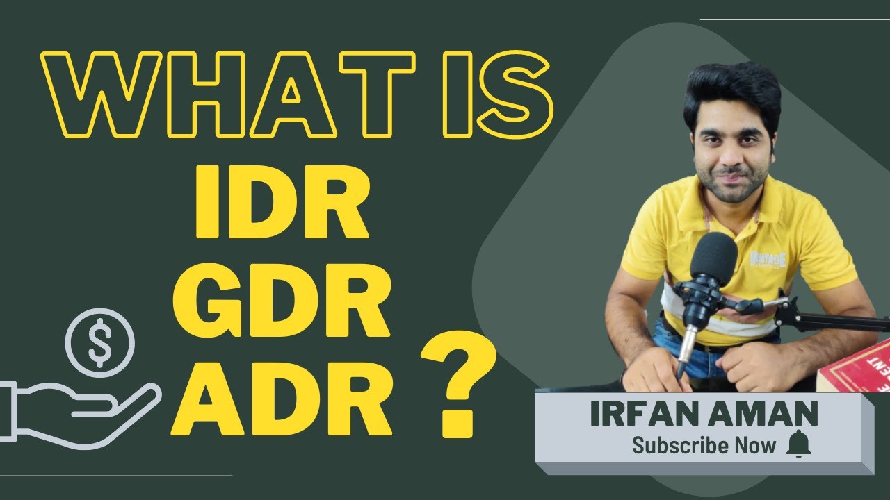 What is GDR, IDR & ADR ? Explained simply in Hindi !