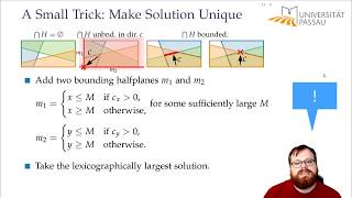 Linear Programming and Half-Plane Intersection (4/5) | Computational Geometry - Lecture 04