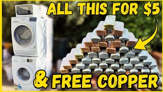 Free Copper - Granulating Copper - Massive Marketplace Melting - Metal Shredding - ASMR Melting
