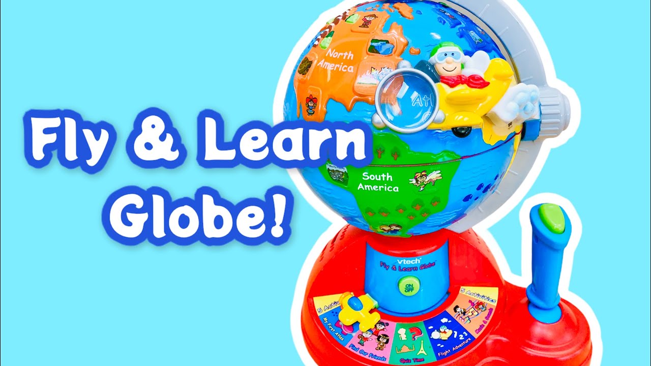 VTECH Light & Flight Discovery GLOBE Talking Toy Best Learning