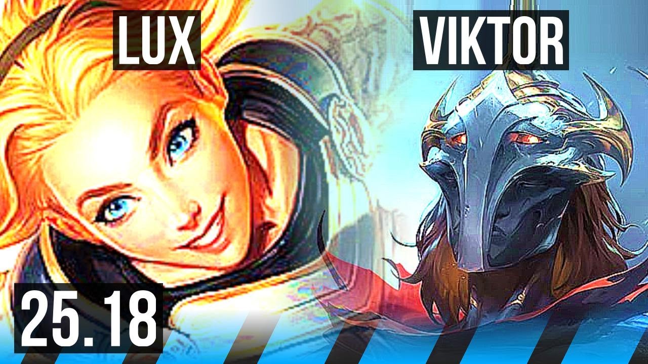 LUX vs VIKTOR (MID) | 4k comeback, 11/5/22, 42k DMG | KR Master | 25.18