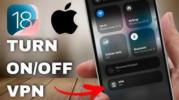 How to Turn On&Off VPN from iPhone Control Center - iOS 18