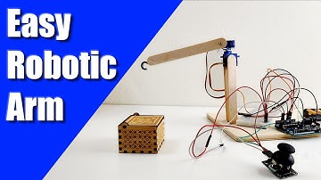 Arduino Robotic Arm using Servo and Joystick in 2 mins
