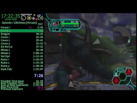 PSO HUcast Speedrun 1:50:23