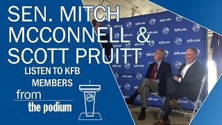 FULL VIDEO: U.S. Senator Mitch McConnell and EPA Administrator Scott Pruitt listen to KFB Members