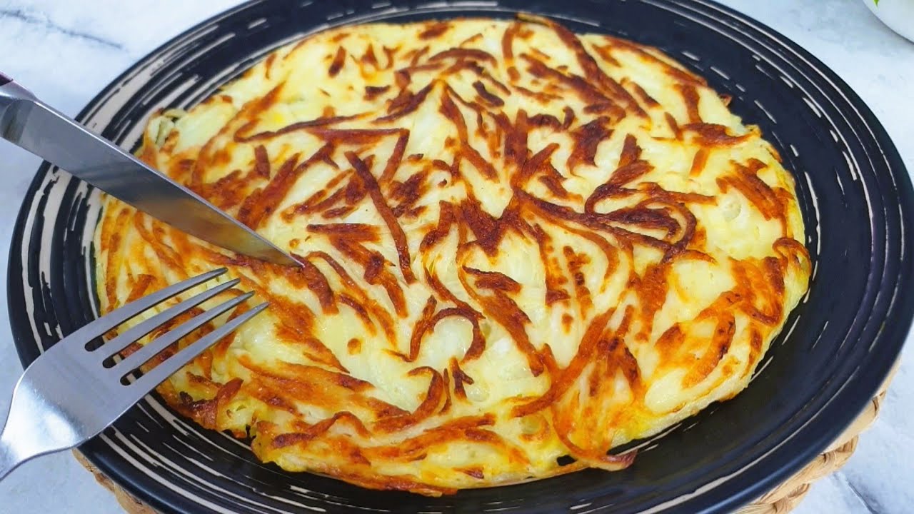 Одна КАРТОШКА и Одно ЯЙЦО! Этот рецепт завтрака придумал гений. Век живи- век учись!