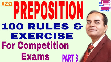 Prepositions class 11 english grammar htet uptet hssc clerk railway by vijay kumar