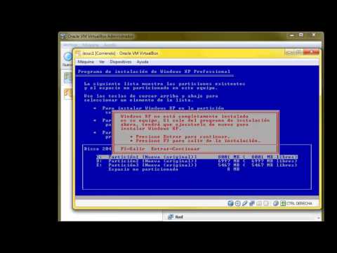 Video: Cómo Instalar Windows XP En Una Unidad Diferente