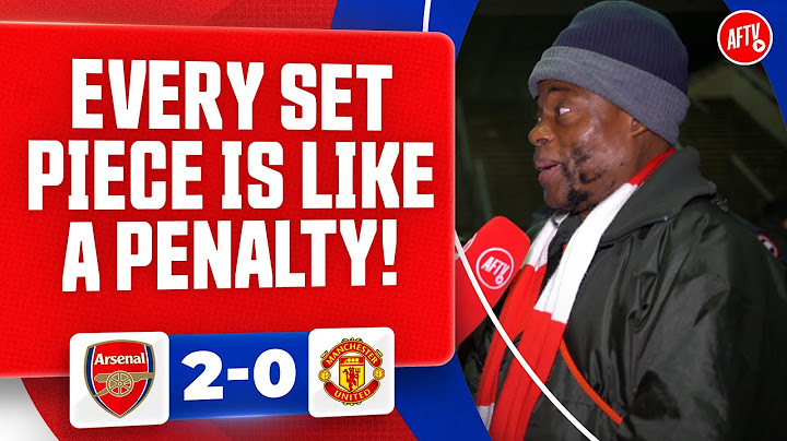Every Set Piece Is Like A Penalty! | Arsenal 2-0 Manchester United