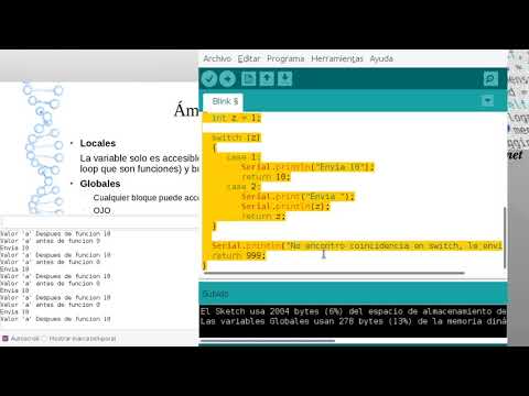 Video Clase de funciones en arduino - YouTube