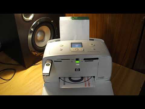 Тест печати принтера HP Photosmart A516
