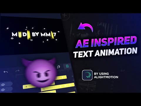 Ae inspired Text explosion Animation with preset + Tutorial🔥 - Alightmotion