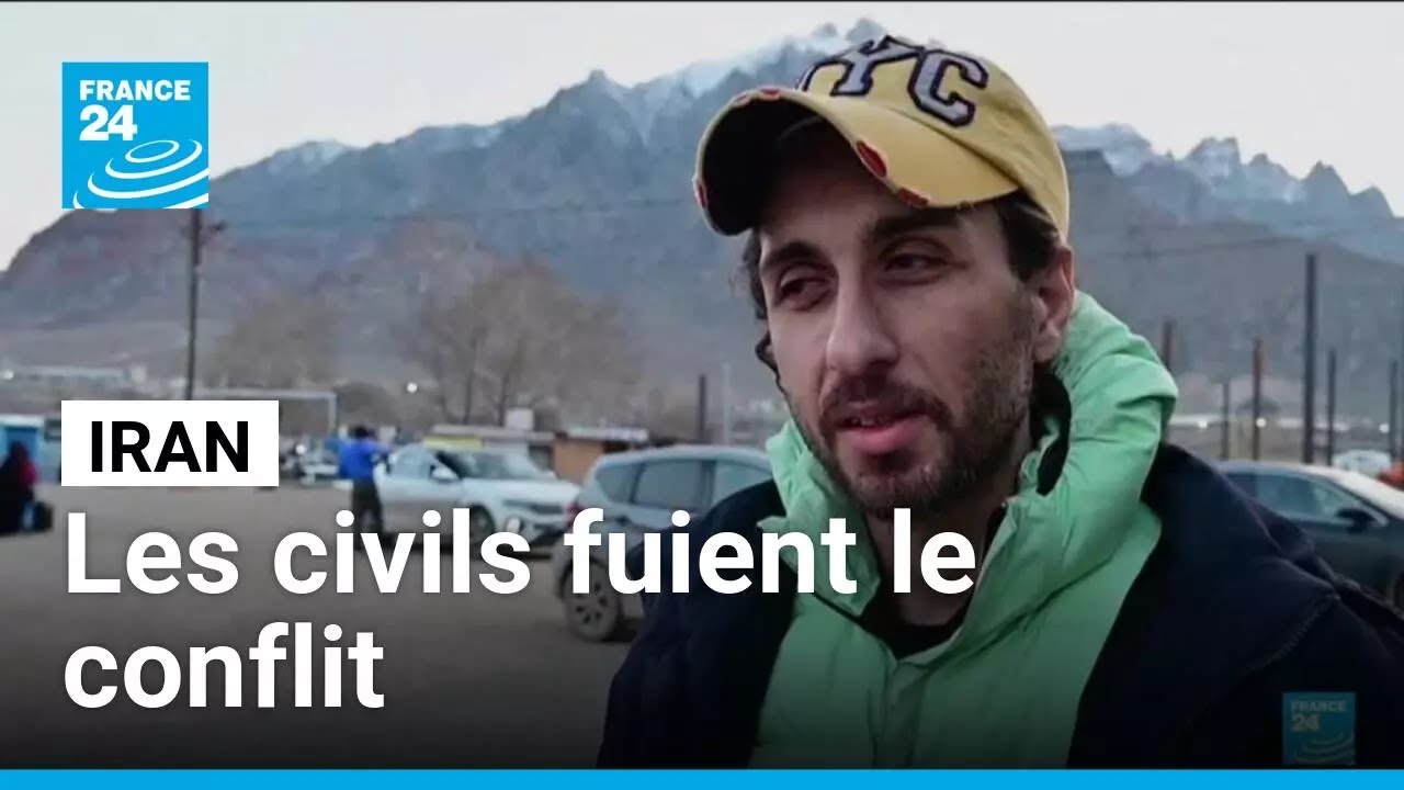 Les civils iraniens franchissent la frontière entre l'Iran et l'Arménie • FRANCE 24