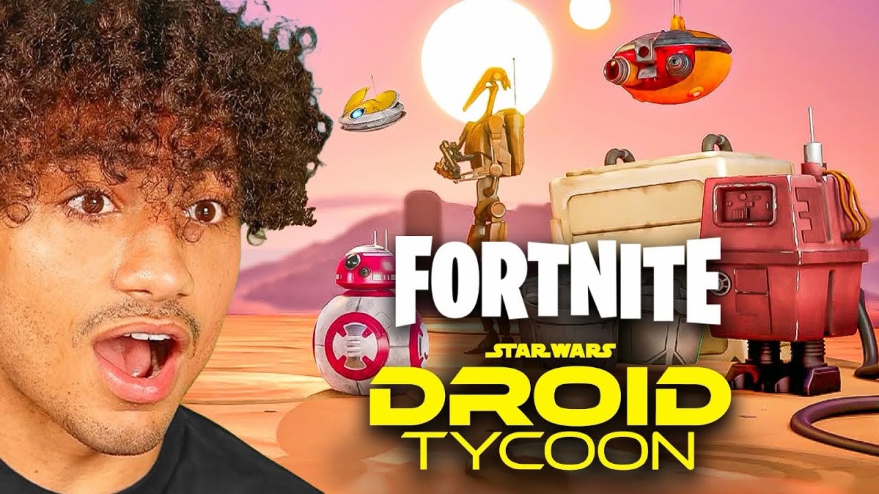 FORTNITE Star Wars Droid Tycoon W/ Kreekcraft #epicpartner #fortnite @fortnite