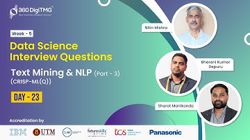 Data Science Interview Questions | Day 23 | Text Mining & NLP | Part 3