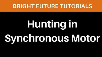 Hunting in Synchronous Motor  |  How does damper winding prevent hunting ?