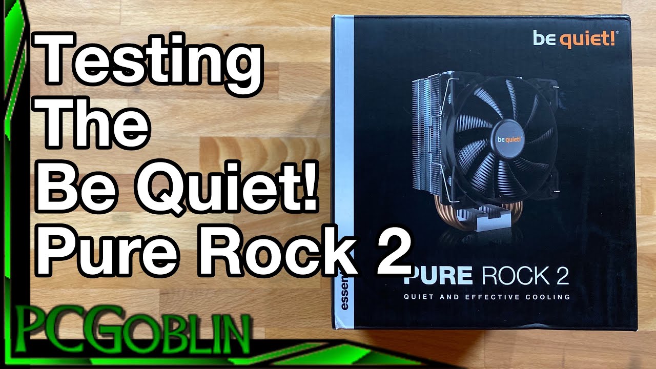 be quiet! Pure Rock 2 Black, BK007, 150W TDP, CPU cooler, elegant black