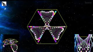 Everyone loves to swing! Hexagon Pendulum Wave. Polyrhythmic Harmony. #polyrhythm #pendulum