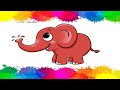 Elephant 🦣🐘Drawing And Coloring Video! Elephant banaye aur colour kare🐘