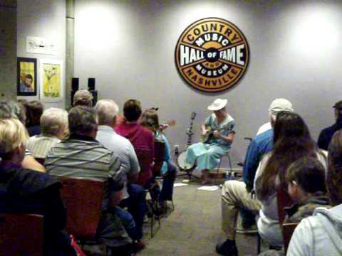 Rebekah Weiler playing old-time banjo at Country M...