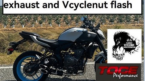 2025 Yamaha MT07 Toce exhaust, Toce tells Akrapovic to hold its beer! : Flashed by Vcyclenut