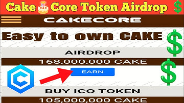Cake Core mining ⛏️ Airdrop 💲 2023 | best air drop cake core tokens