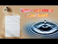 Water  and sheet  experiment  riflan yt