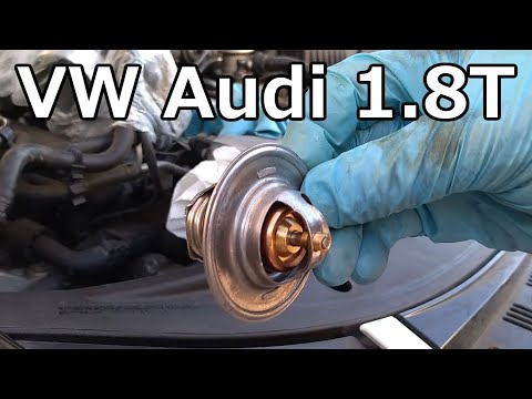 VW POLO GTI 1.8T Thermostat replacement. ポロ9NBJX DIYでサーモスタット交換