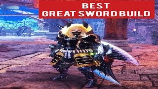 MHW Iceborne - Best End Game Great Sword Build With Rajang Armor Pieces  Annihilate Anything.
