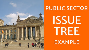 Public Sector Issue Tree Example