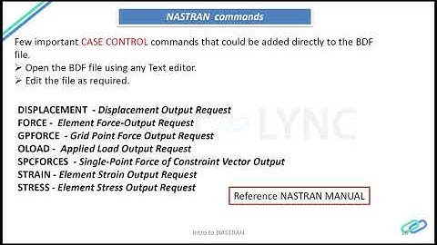 Intro to NASTRAN video 2