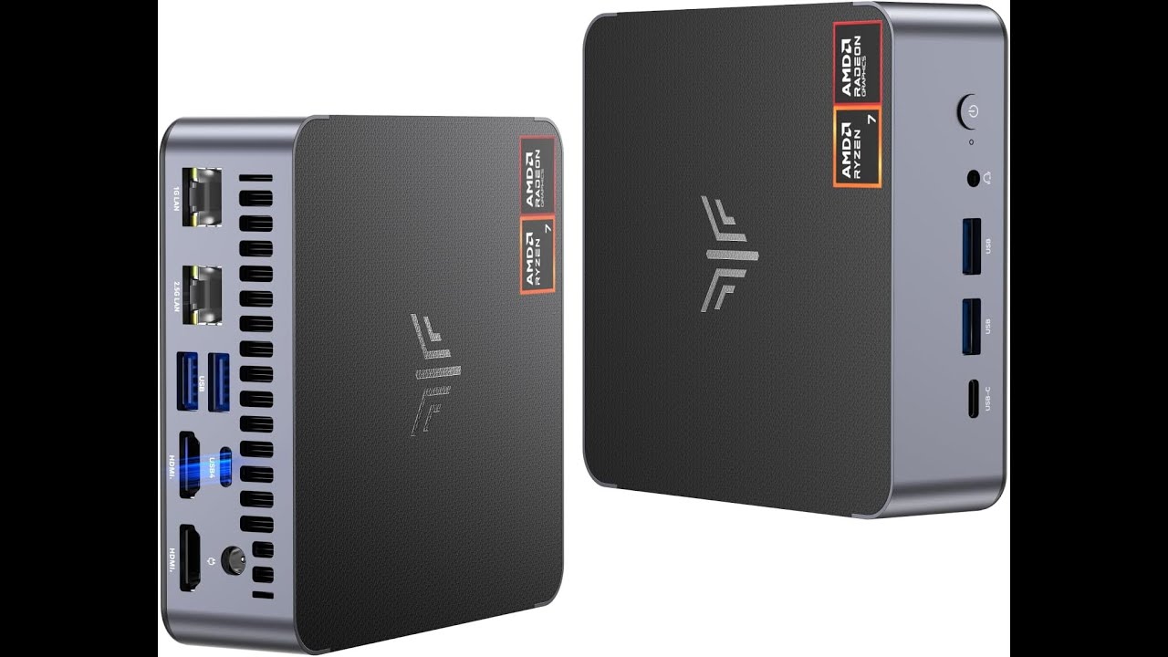 KAMRUI Mini Gaming PC | Ryzen 7 8745HS, 32GB DDR5, 1TB SSD, Quad