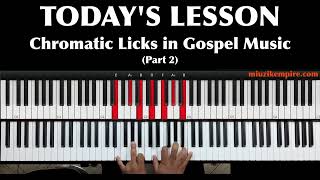 Advanced Application of Chromatic Licks and Diminished Chords for Gospel screenshot 5