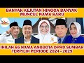 Inilah 65 nama calon anggota dprd sumbar terpilih 20242029  banyak kejutan hingga banyak nama baru