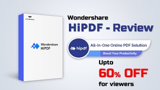 10.Wondershare HiPDF Review | All in one PDF solution | Online PDF editing tool | Online OCR Tool screenshot 1