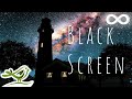 Starry night  12 hours of ambient sleep music  black screen