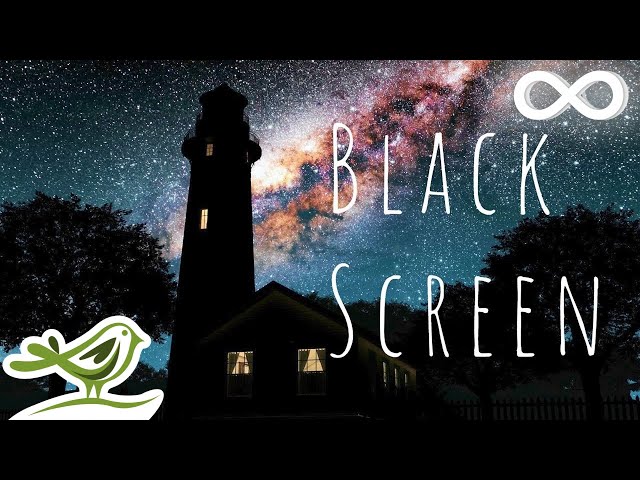 Starry Night • 12 Hours of Ambient Sleep Music | Black Screen class=