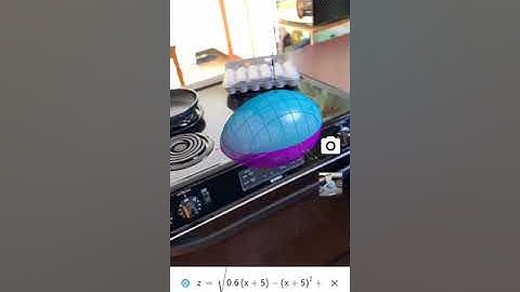 Egg Modeling in GeoGebra Augmented Reality