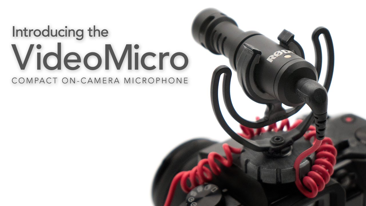 ‌Rode VideoMicro On-Camera Microphone