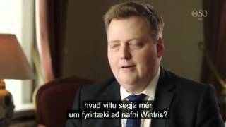 Iceland's PM walks out of interview - Wintris Inc.