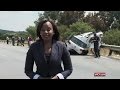 Chabane's widow visits site accident