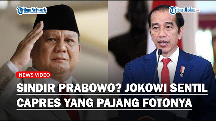 SINDIR Prabowo? Jokowi Sentil Capres yang Pajang Foto Bersamanya Jelang Pemilu Presiden 2024