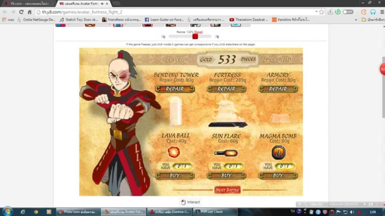 Tic Tac Toe & Avatar Fortress Fight2 YouTube