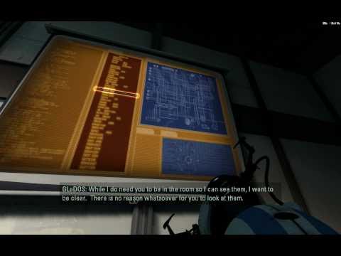 Portal 2 Co-Op Walkthrough: Course 2, Chambers 07, 08 (with rebootedsharpshooter, 1080p HD)