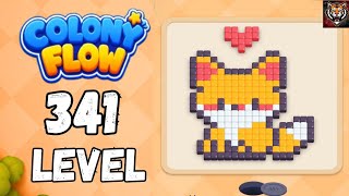 Colony flow Level 341 Walkthrough Solution