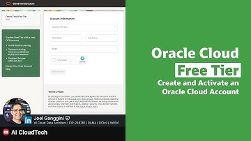 1. Create and Activate an Oracle Cloud Account