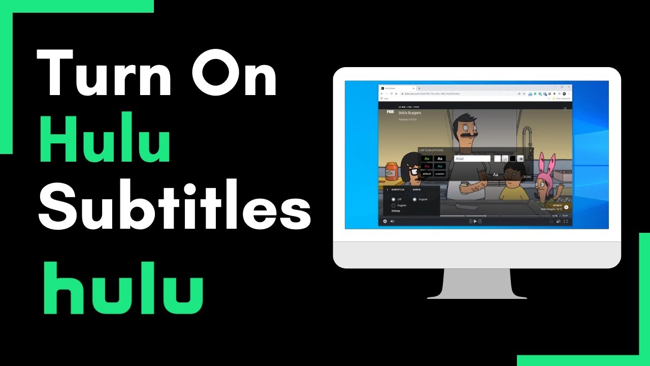 How to Turn On Subtitles on Hulu ! - YouTube