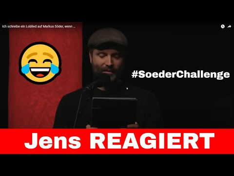 Jens REAGIERT auf Ich schreibe ein Loblied auf Markus … #SoederChallenge @MarcUweKling vs.@csumedia